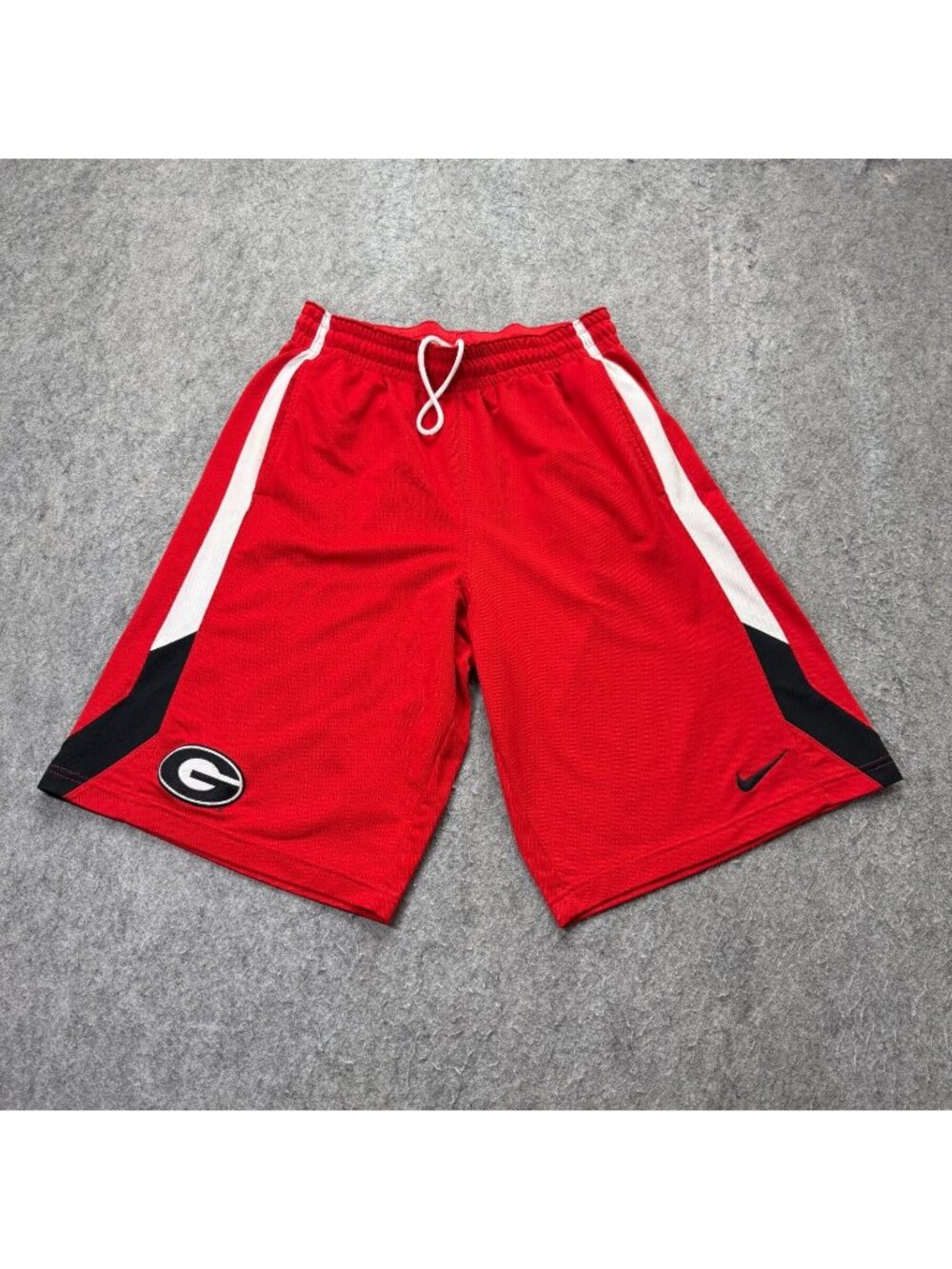 Georgia Bulldogs Nike Shorts Men M Red DRI-FIT Training 12" Basketball